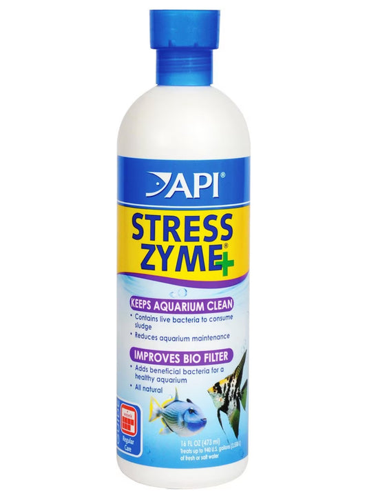 API Stress Zyme Freshwater & Saltwater Aquarium Water Cleaner