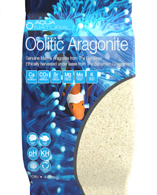 Aqua Natural Oolitic Aragonite, 10 lbs